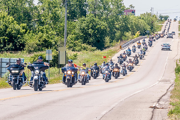biker sunday event in kansas city, mo